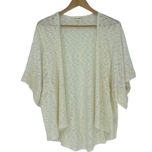 Love on a hanger lace oversized cream dolman sleeve cardigan wms sz large